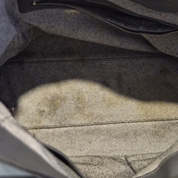 MCM Dark Gray Monogram Shoulder Bag - Picture 8 of 13